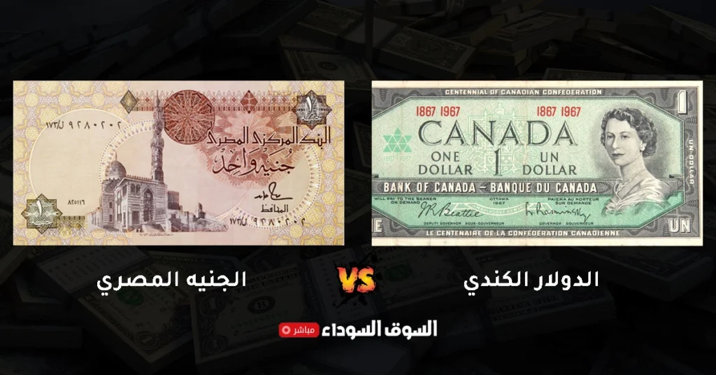سعر الدولار الكندي في السوق السوداء​ اليوم